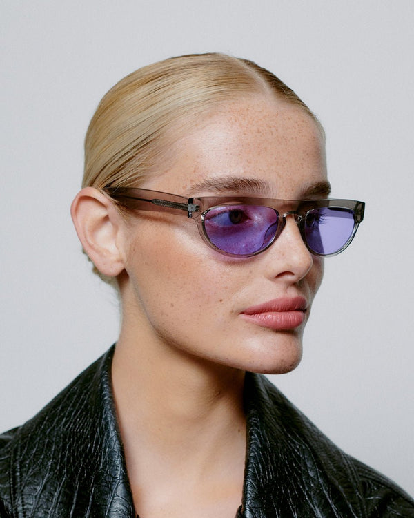 Jake / Grey Transparent & Purple Lens - Shade Files
